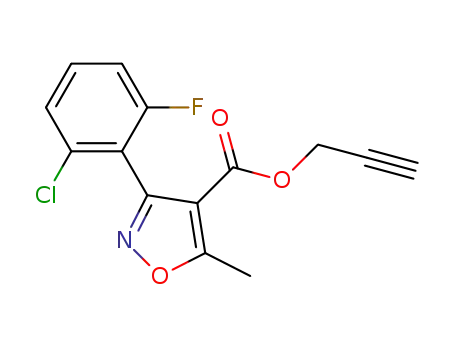 Prop-2-ynyl 3-(2-chloro-6-fluorophenyl)-5-methylisoxazole-4-carboxylate