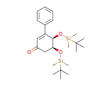 (4R,5S)-4,5-bis((tert-butyldimethylsilyl)oxy)-3-phenylcyclohex-2-en-1-one