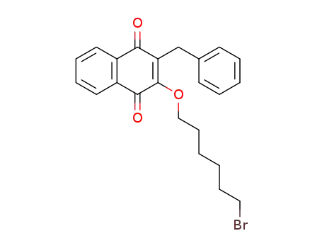 2-benzyl-3-((6-bromohexyl)oxy)naphthalene-1,4-dione
