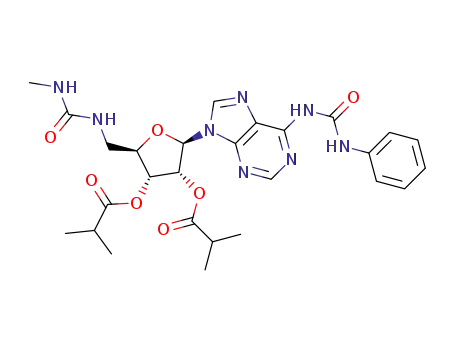 5'-deoxy-2',3'-bis-O-isobutyryl-5'-[(N-methylcarbamoyl)amino]-N<sup>6</sup>-(N-phenylcarbamoyl)-adenosine