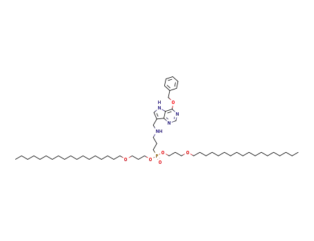 bis[3-(octadecyloxy)propyl] [3-({[4-(benzyloxy)-5H-pyrrolo[3,2-d]pyrimidin-7-yI]methyl}amino)propyl]phosphonate