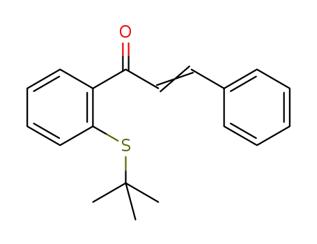 1-[2-(1,1-dimethylethylsulfanyl)phenyl]-3-phenylprop-2-en-1-one