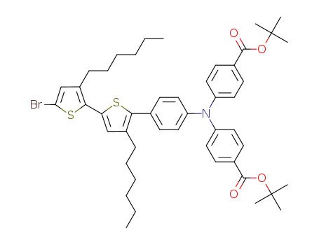 Molecular Structure of 1372812-62-8 (C<sub>48</sub>H<sub>58</sub>BrNO<sub>4</sub>S<sub>2</sub>)