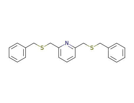 Pyridine, 2,6-bis[[(phenylmethyl)thio]methyl]-