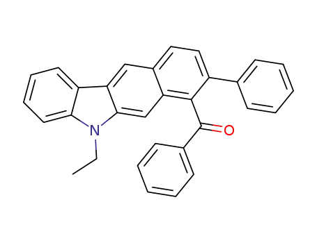 (5-ethyl-8-phenyl-5H-benzo[b]carbazol-7-yl)(phenyl)methanone