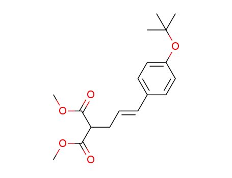 (E)-dimethyl-2-(3-(4-tert-butoxyphenyl)allyl)malonate