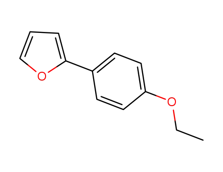 Molecular Structure of 1407150-38-2 (2-(4-ethoxyphenyl)furan)
