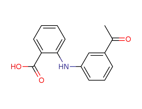 Molecular Structure of 27696-28-2 (2-[(3-acetylphenyl)amino]benzoic acid)