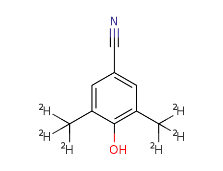 4-hydroxy-3,5-[<sup>(2)</sup>H<sub>6</sub>]dimethylbenzonitrile