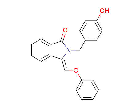 (Z)-2-(4-hydroxybenzyl)-3-(phenoxymethylene)isoindolin-1-one