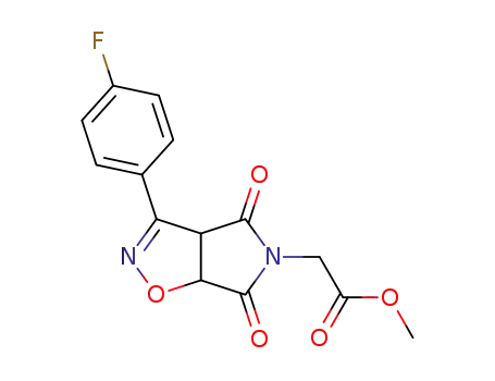 methyl 2-[3-(4-fluorophenyl)-4,6-dioxo-3aH,6aH-pyrrolo[3,4-d][1,2]oxazol-5-yl]acetate