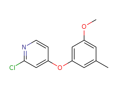 2-chloro-4-(3-methoxy-5-methylphenoxy)pyridine