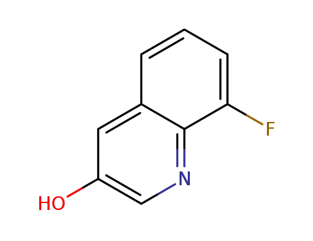 Molecular Structure of 1261784-49-9 (8-fluoroquinolin-3-ol)