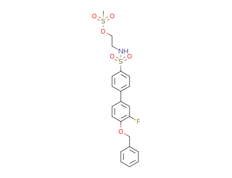 Molecular Structure of 1380072-17-2 (C<sub>22</sub>H<sub>22</sub>FNO<sub>6</sub>S<sub>2</sub>)