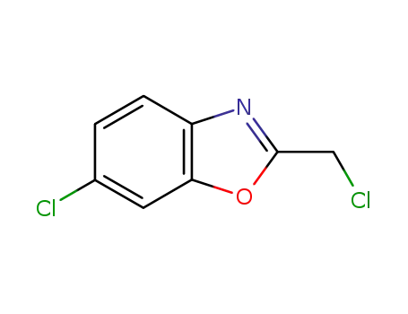 Molecular Structure of 202396-52-9 (6-chloro-2-(chloromethyl)-1,3-benzoxazole)
