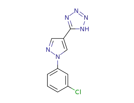 5-[1-(3-chlorophenyl)-1H-pyrazole-4-yl]-1H-tetrazole
