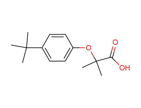 2-(4-tert-butylphenoxy)-2-methylpropanoic acid(SALTDATA: FREE)