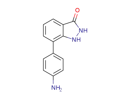 7-(4-aminophenyl)-1,2-dihydroindazol-3-one