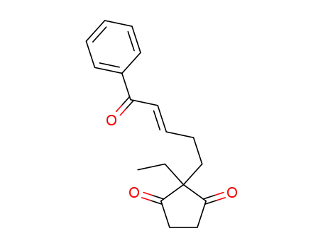 2-[(E)-5-(phenyl)-5-oxopent-3-enyl]-2-ethylcyclopentane-1,3-dione