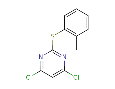 4,6-dichloro-2-(o-tolylthio)pyrimidine