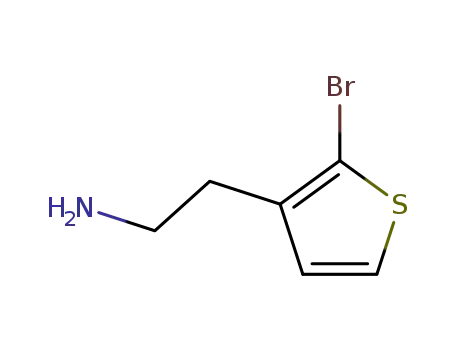 Molecular Structure of 893421-71-1 (2-(2-Bromothiophen-3-yl)ethanamine)