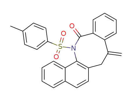 8-methylene-14-tosyl-7,14-dihydrobenzo[f]naphtho[1,2-b]azocin-13(8H)-one