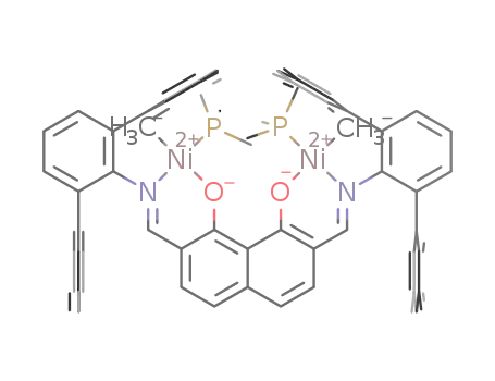 {2,7-di-[2,6-(3,5-di-methylphenylimino)methyl]-1,8-naphthalenediolato}-(Ni<sup>II</sup>)2-(methyl)2(trimethylphosphine)2