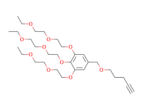3,4,5-tris(2-(2-ethoxyethoxy)ethoxy)-1-benzyloxypent-4-yne