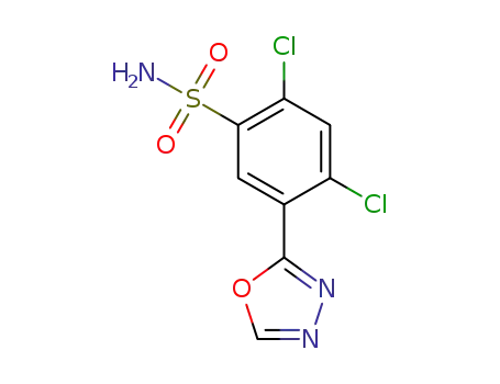 2,4-dichloro-5-(1,3,4-oxadiazol-2-yl)benzenesulfonamide
