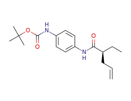 (R)-tert-butyl 4-(2-isopropylpent-4-enamido)phenylcarbamate