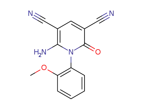 6-amino-1-(2-methoxyphenyl)-2-oxo-1,2-dihydropyridine-3,5-dicarbonitrile