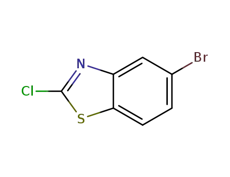 Molecular Structure of 824403-26-1 (5-Bromo-2-chlorobenzothiazole)