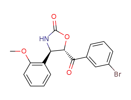 (4R,5S)-5-(3-bromobenzoyl)-4-(2-methoxyphenyl)oxazolidin-2-one