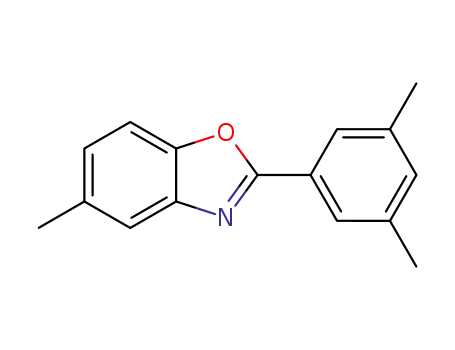 Molecular Structure of 920133-32-0 (5-methyl-2-(3,5-dimethylphenyl)benzoxazole)