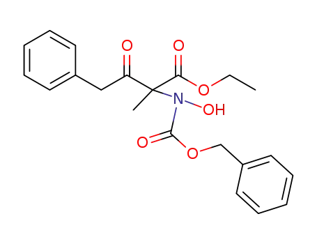 ethyl 2-(((benzyloxy)carbonyl)(hydroxy)amino)-2-methyl-3-oxo-4-phenylbutanoate