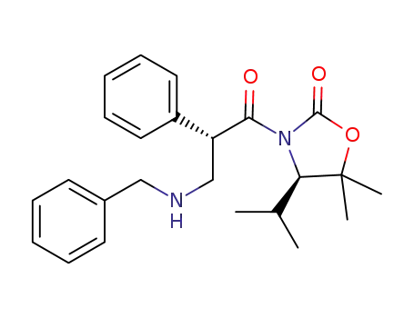 (4R)-3-[(2S)-2-phenyl-3-(N-benzylamino)propanoyl]-4-isopropyl-5,5-dimethyloxazolidin-2-one