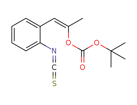 tert-butyl (1Z)-1-(2-isothiocyanatophenyl)prop-1-en-2-yl carbonate