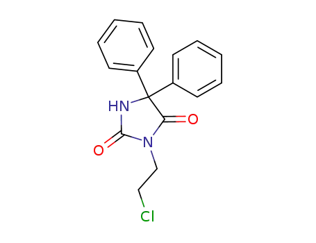 3-(2-chloroethyl)-5,5-diphenylimidazolidine-2,4-dione