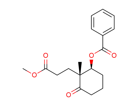 (1S,2R)-2-(2-methoxycarbonylethyl)-2-methyl-3-oxocyclohexyl benzoate