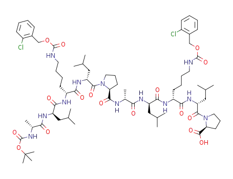 Boc-[D-Ala-D-Leu-D-Lys(Cl-Z)-D-Leu-Pro]-OH