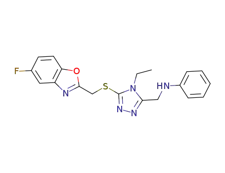 C<sub>19</sub>H<sub>18</sub>FN<sub>5</sub>OS