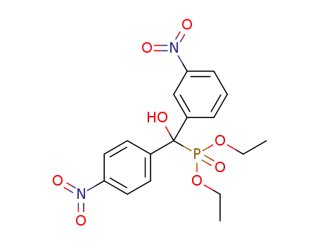 diethyl (hydroxy)(3-nitrophenyl)(4-nitrophenyl)methylphosphonate