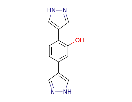 2-hydroxo-1,4-bis(1-H-pyrazol-4-yl)benzene
