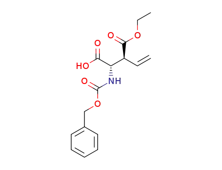(2S,3S)-2-(benzyloxycarbonylamino)-3-(ethoxycarbonyl)pent-4-enoic acid