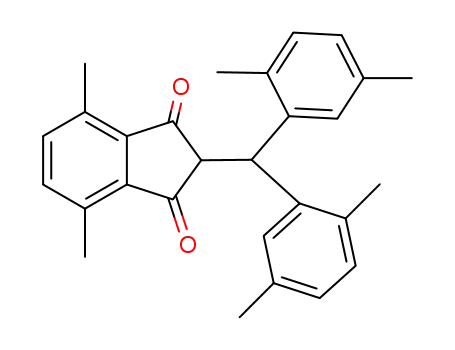 2-(bis(2,5-dimethylphenyl)methyl)-4,7-dimethyl-1H-indene-1,3(2H)-dione