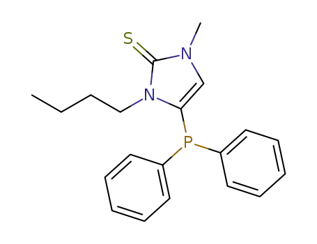 1-(n-butyl)-3-methyl-5-diphenylphosphinoimidazole-2-thione