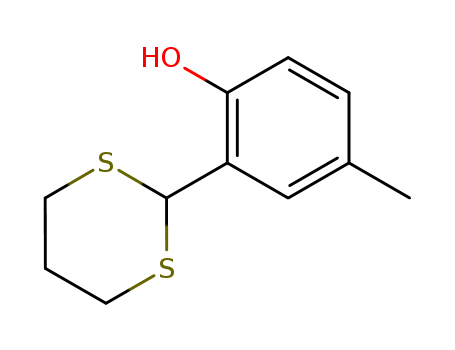 2-(1,3-dithian-2-yl)-4-methyl-phenol cas  54810-44-5