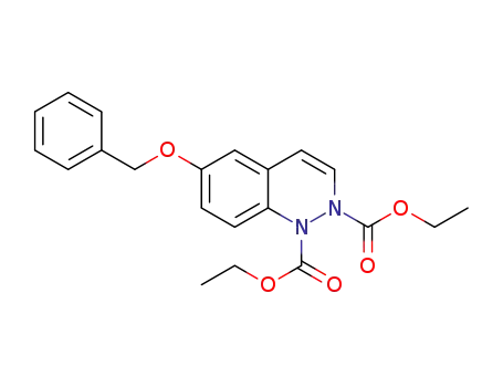 diethyl 6-(benzyloxy)dihydrocinnoline-1,2-dicarboxylate