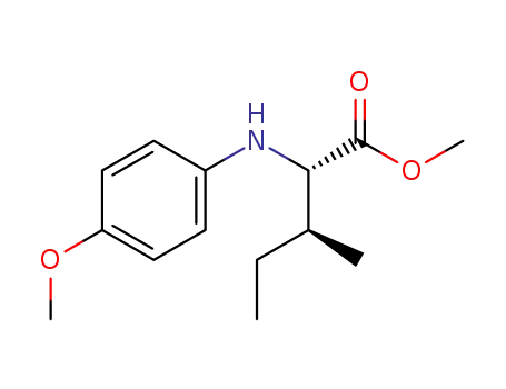 (2S,3S)-methyl 2-((4-methoxyphenyl)amino)-3-methylpentanoate