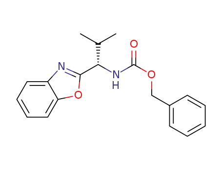 benzyl N-[(S)-1-(benzo[d]oxazol-2-yl)-2-methylpropyl]carbamate
